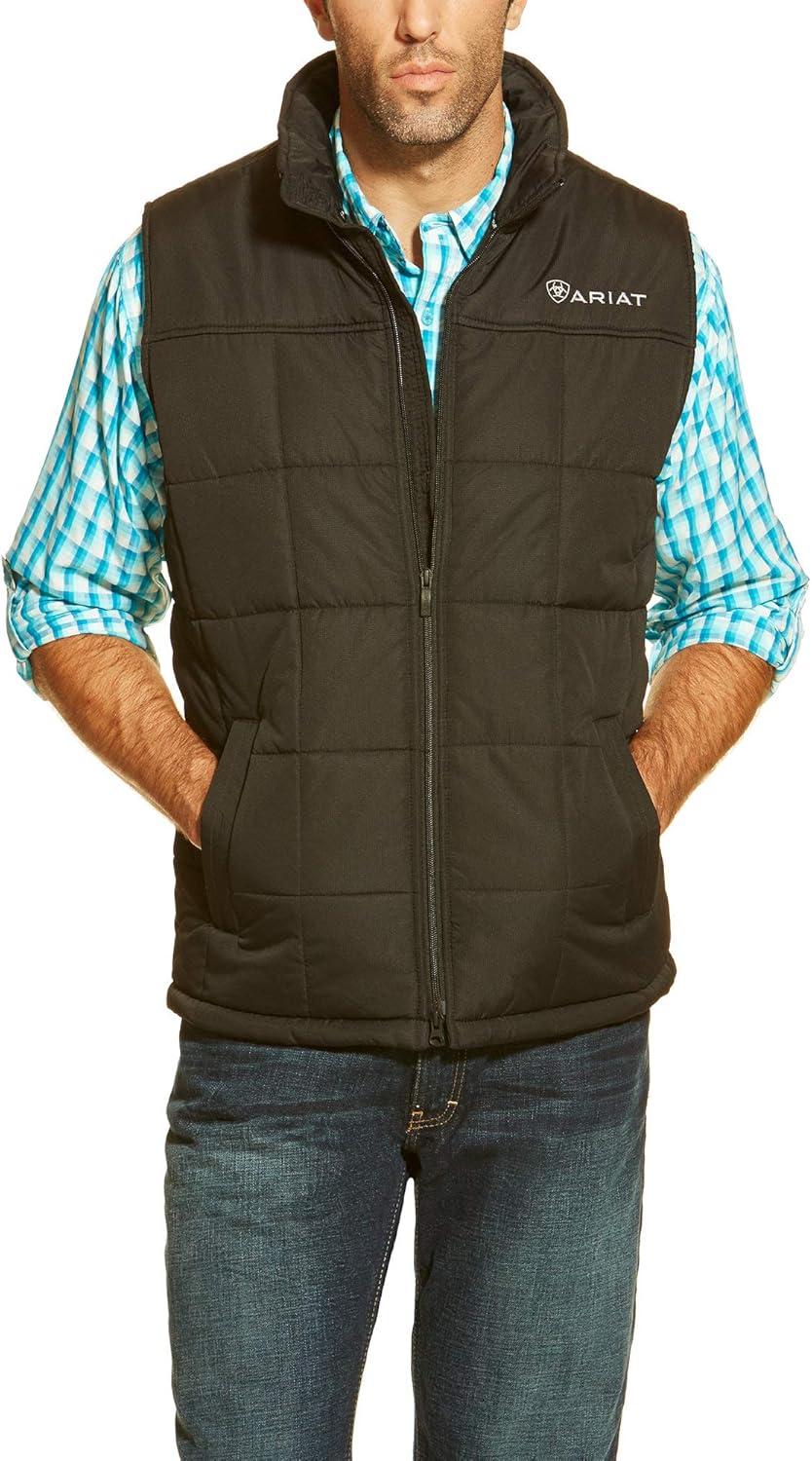 imageAriat Mens Cruis Insulated Chesnut And Navy VestEspresso Heather