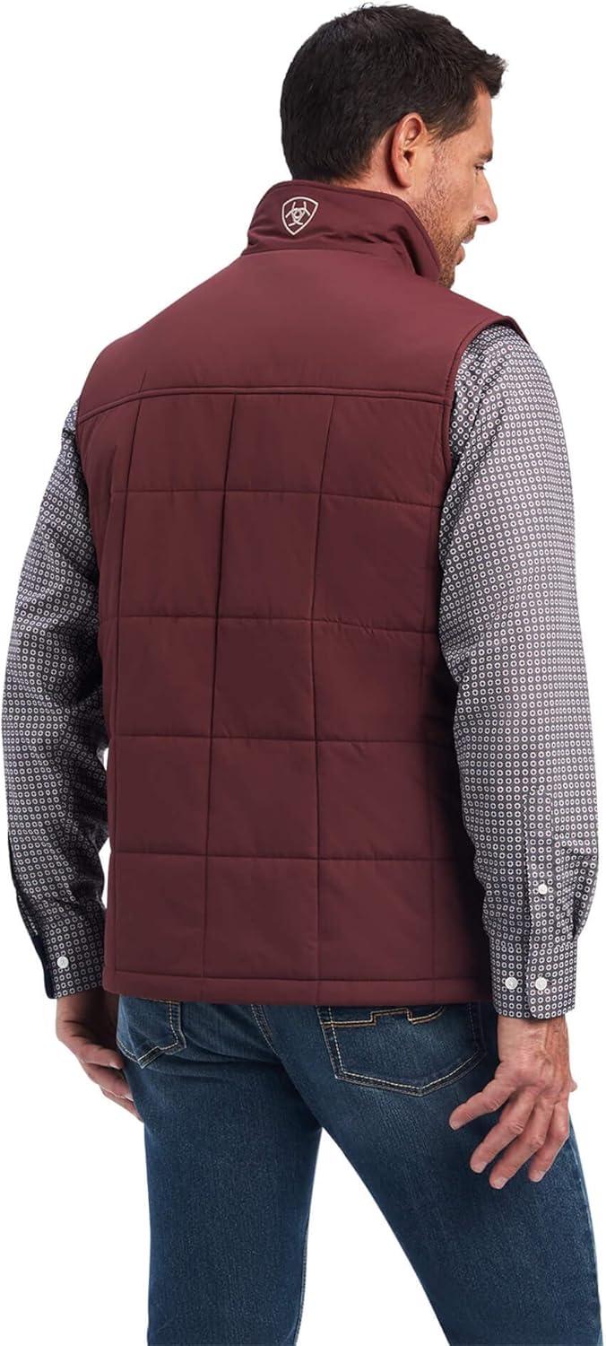 imageAriat Mens Cruis Insulated Chesnut And Navy VestRed Mahogany