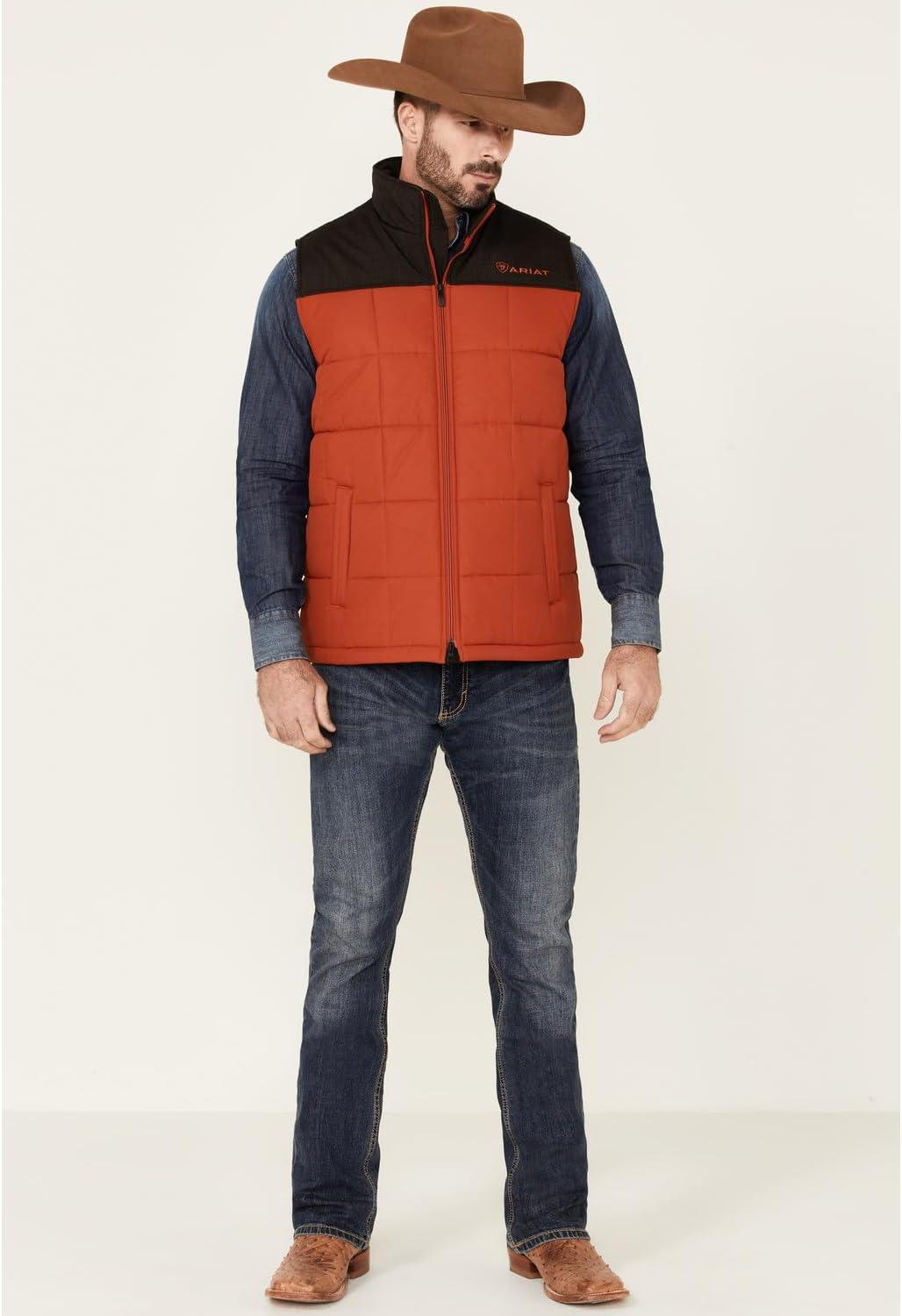 imageAriat Mens Cruis Insulated Chesnut And Navy VestRooibos TeaEspresso
