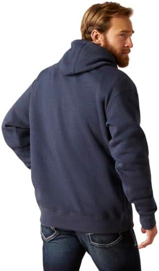 imageAriat Mens Hooded SweatshirtAmerican Steer Navy Heather