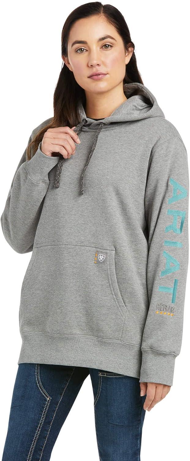 imageAriat Mens Hooded SweatshirtHeather Grey