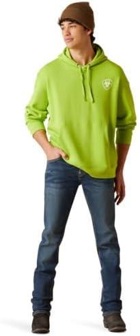 imageAriat Mens Hooded SweatshirtRoundabout Macaw Green