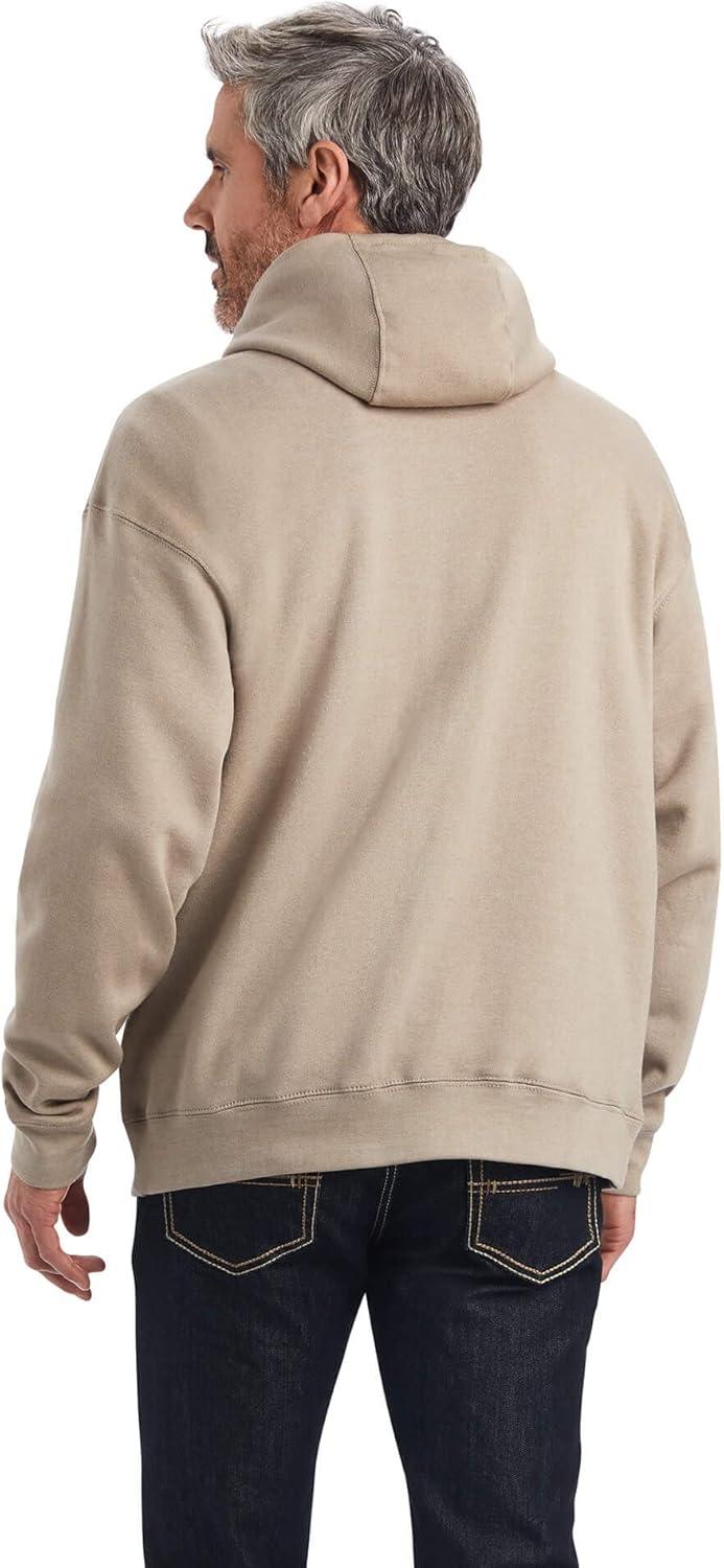 imageAriat Mens Hooded SweatshirtSerape Block Brindle Heather