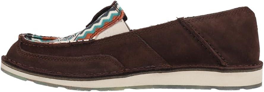 imageAriat Womens Cruiser Casual ShoeChocolate SuedeRio Arriba Turquoise