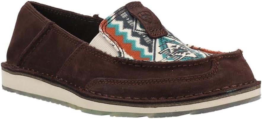 imageAriat Womens Cruiser Casual ShoeChocolate SuedeRio Arriba Turquoise