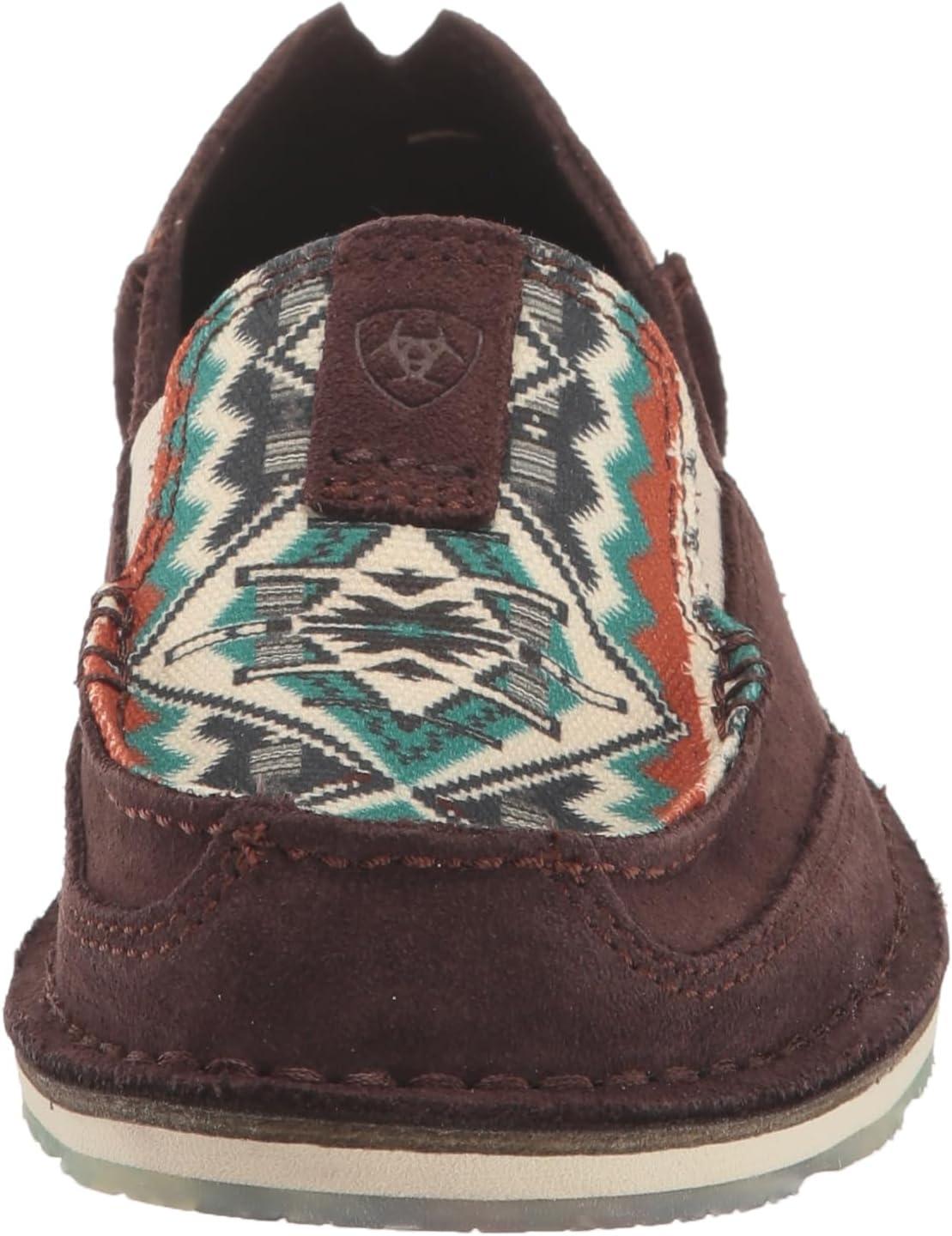 imageAriat Womens Cruiser Casual ShoeChocolate SuedeRio Arriba Turquoise