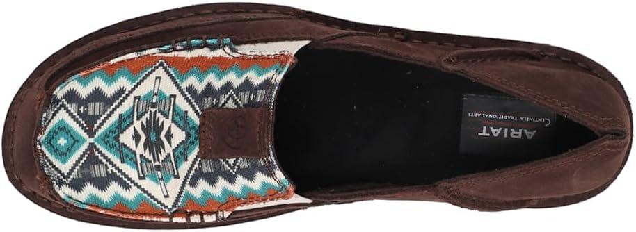 imageAriat Womens Cruiser Casual ShoeChocolate SuedeRio Arriba Turquoise