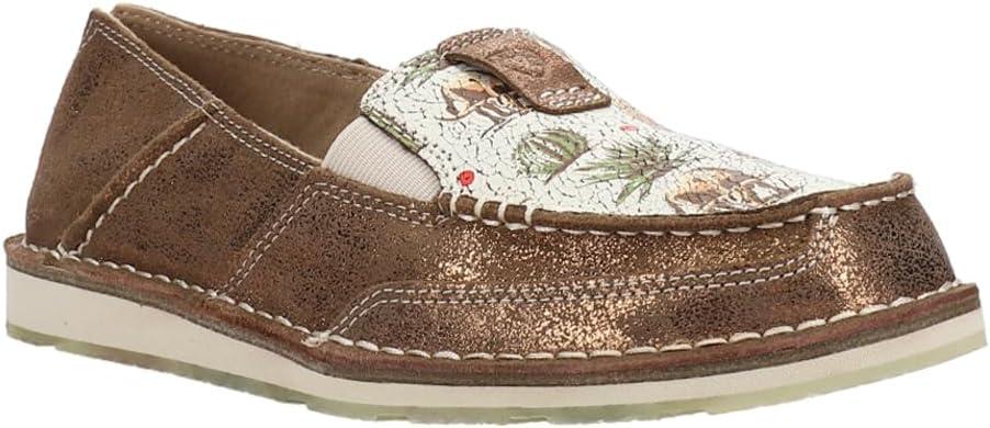 imageAriat Womens Cruiser Casual ShoeCopper MetallicMulti Nueces Print