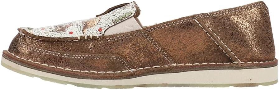 imageAriat Womens Cruiser Casual ShoeCopper MetallicMulti Nueces Print