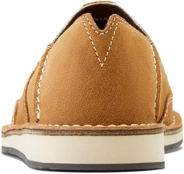 imageAriat Womens Cruiser Casual ShoeCream Cheetah Hair onDark Tan Suede