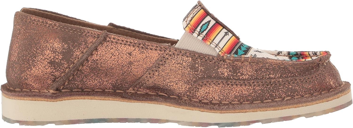 imageAriat Womens Cruiser Casual ShoeRose GoldArrow Print