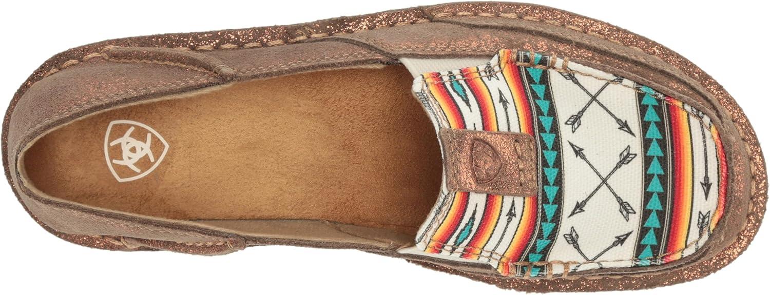 imageAriat Womens Cruiser Casual ShoeRose GoldArrow Print