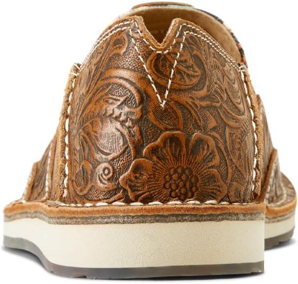 imageAriat Womens Kirby Fitted ButtonDown ShirtMariposaBrown Floral Emboss