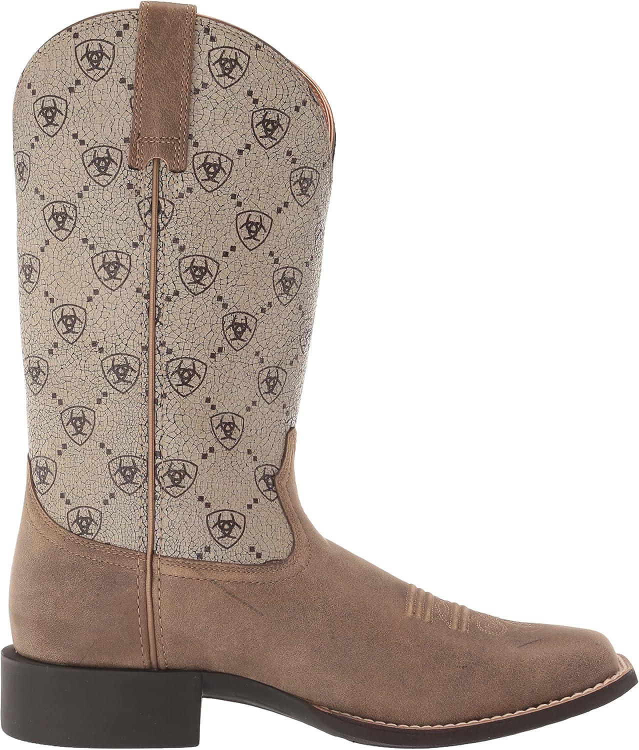 imageAriat Womens Round Up Square BootBrown BomberAriat Logo
