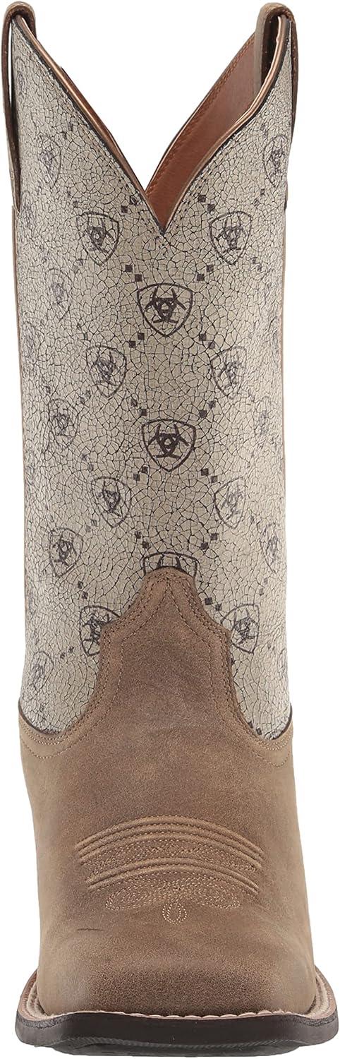 imageAriat Womens Round Up Square BootBrown BomberAriat Logo