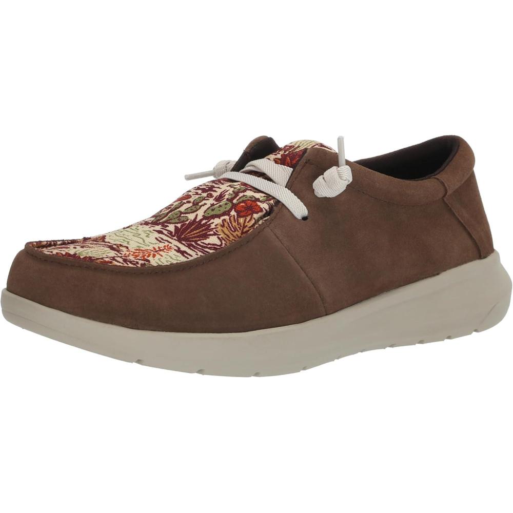 imageARIAT Mens Hilo Stretch SneakerDark EarthTan Mojave Print