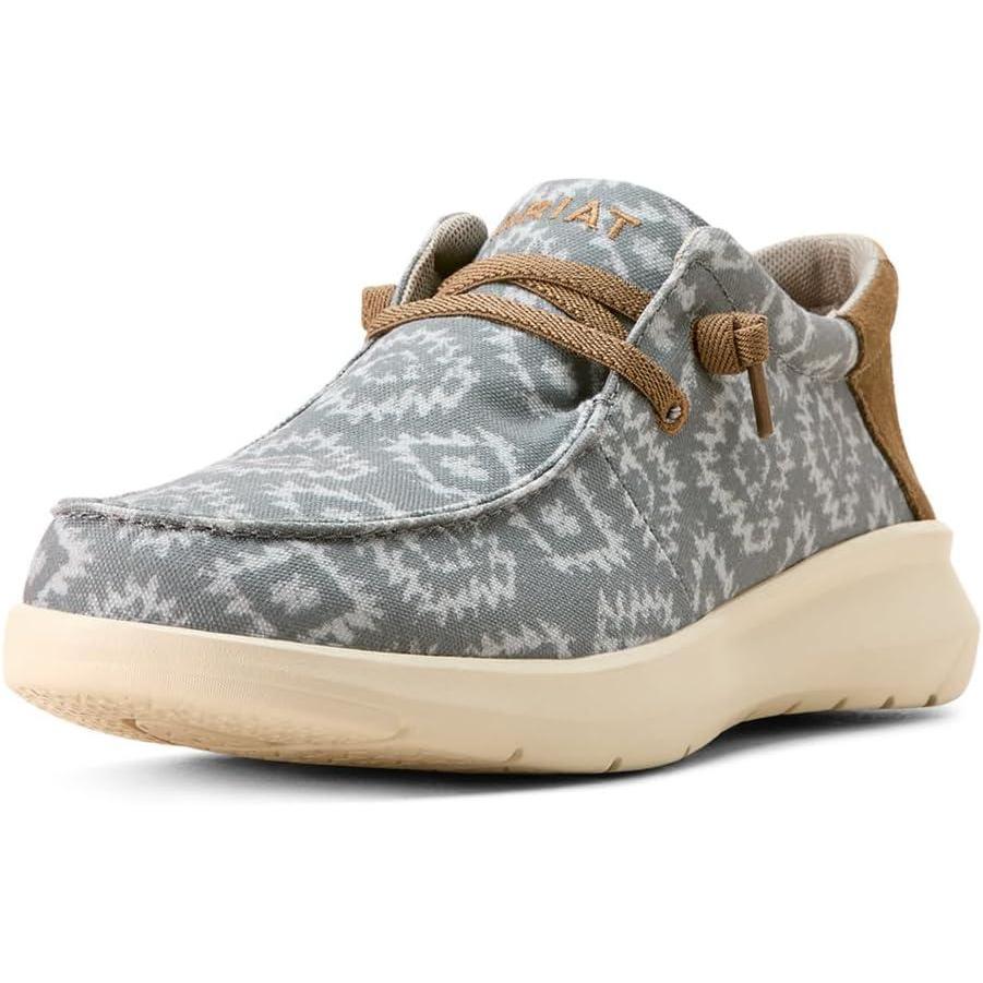 imageARIAT Mens Hilo Stretch SneakerGrey Flannel BlanketBark Brown