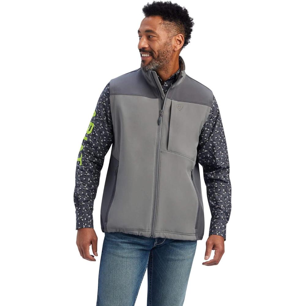imageARIAT Mens Vernon 20 Softshell VestJetty Grey