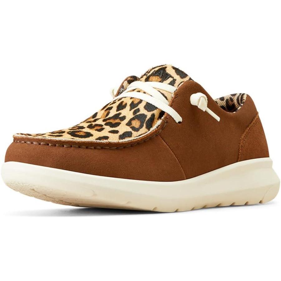 imageARIAT Unisex Youth Hilo ShoeGinger SpiceLeopard Hair on