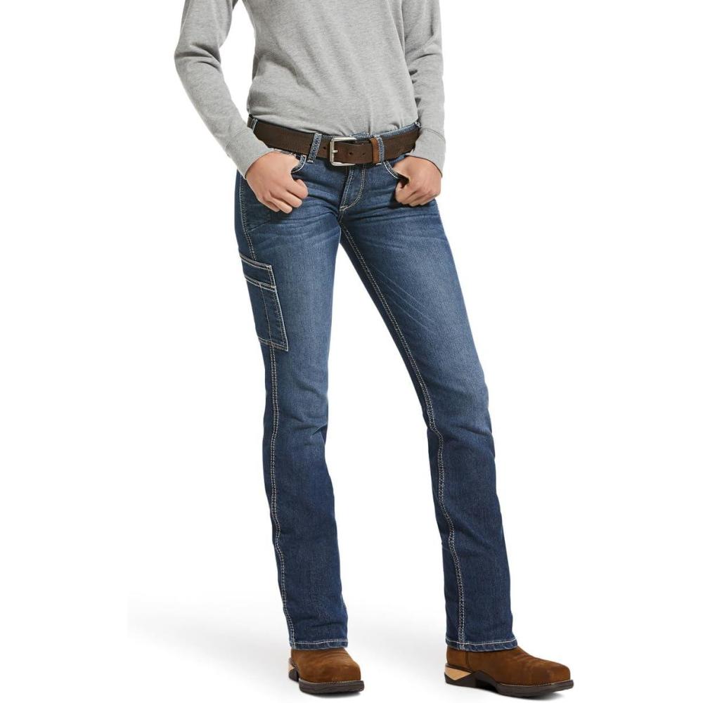 imageARIAT Womens WMS Rebar Drstr Made Tough Pant FLD KhkiNightride