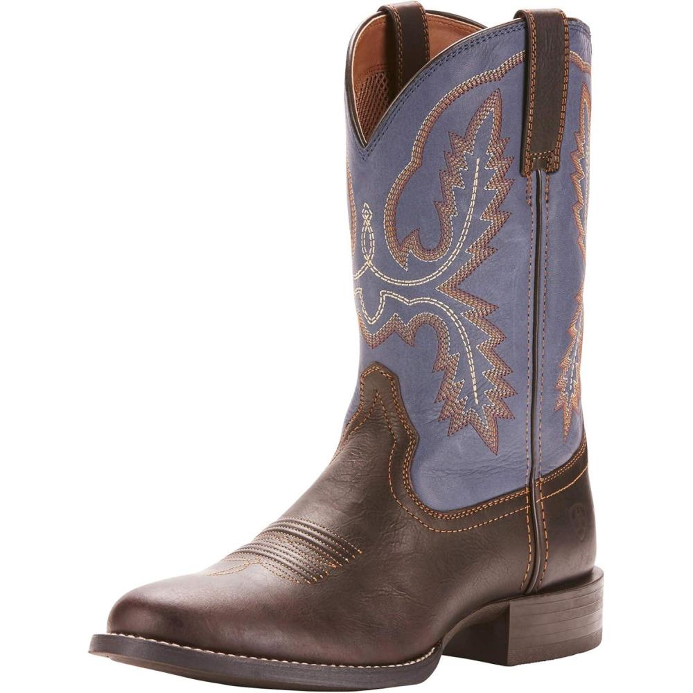 imageARIAT Workhog Wide Square Toe H2O Mens BootDark Wicker