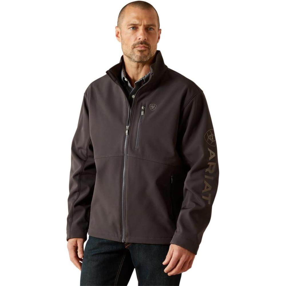 imageARIAT mens Logo Softshell JacketPhantom