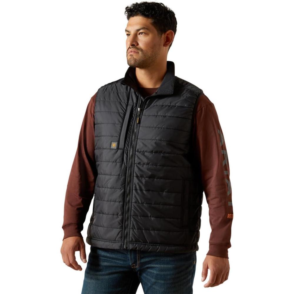imageARIAT mens Rebar Cordura Ripstop Lightweight Insulated VestBlack