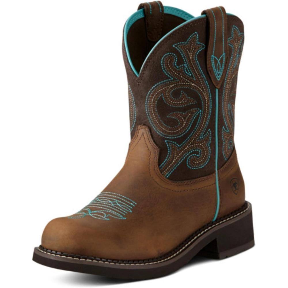 imageARIAT womens Gembaby Western BootDistressed BrownFudge