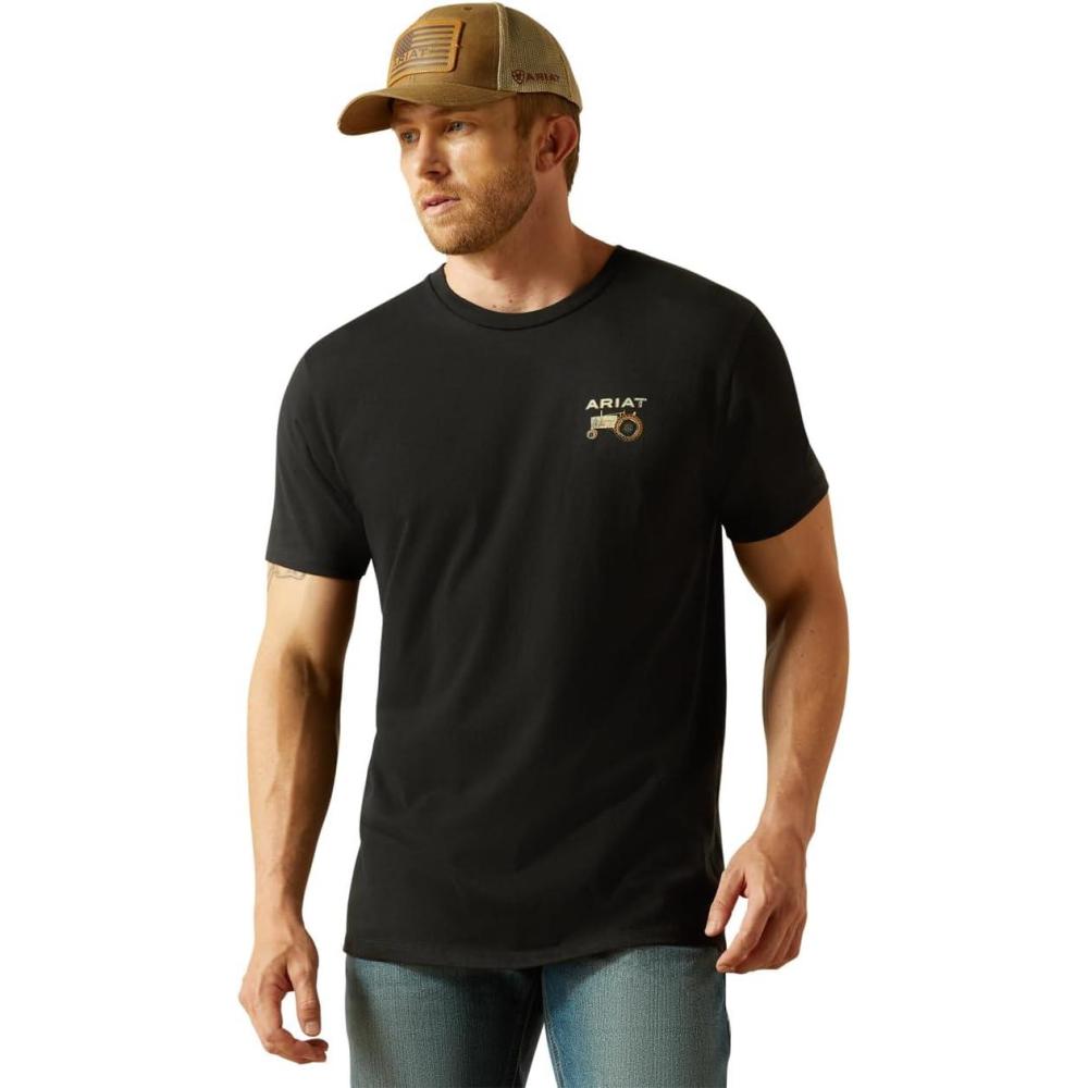 imageAriat Mens Ariat Gramps Tractor TShirtBlack