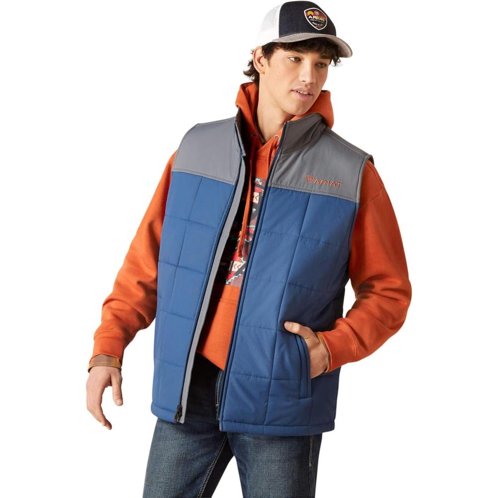 imageAriat Mens Cruis Insulated Chesnut And Navy VestMidsummer NightRock Climb