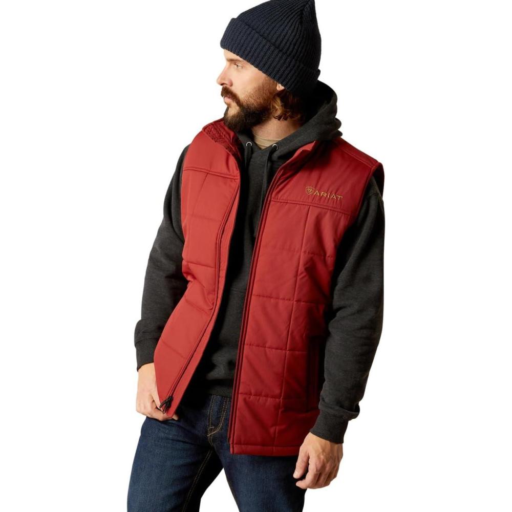 imageAriat Mens Cruis Insulated Chesnut And Navy VestRosewood