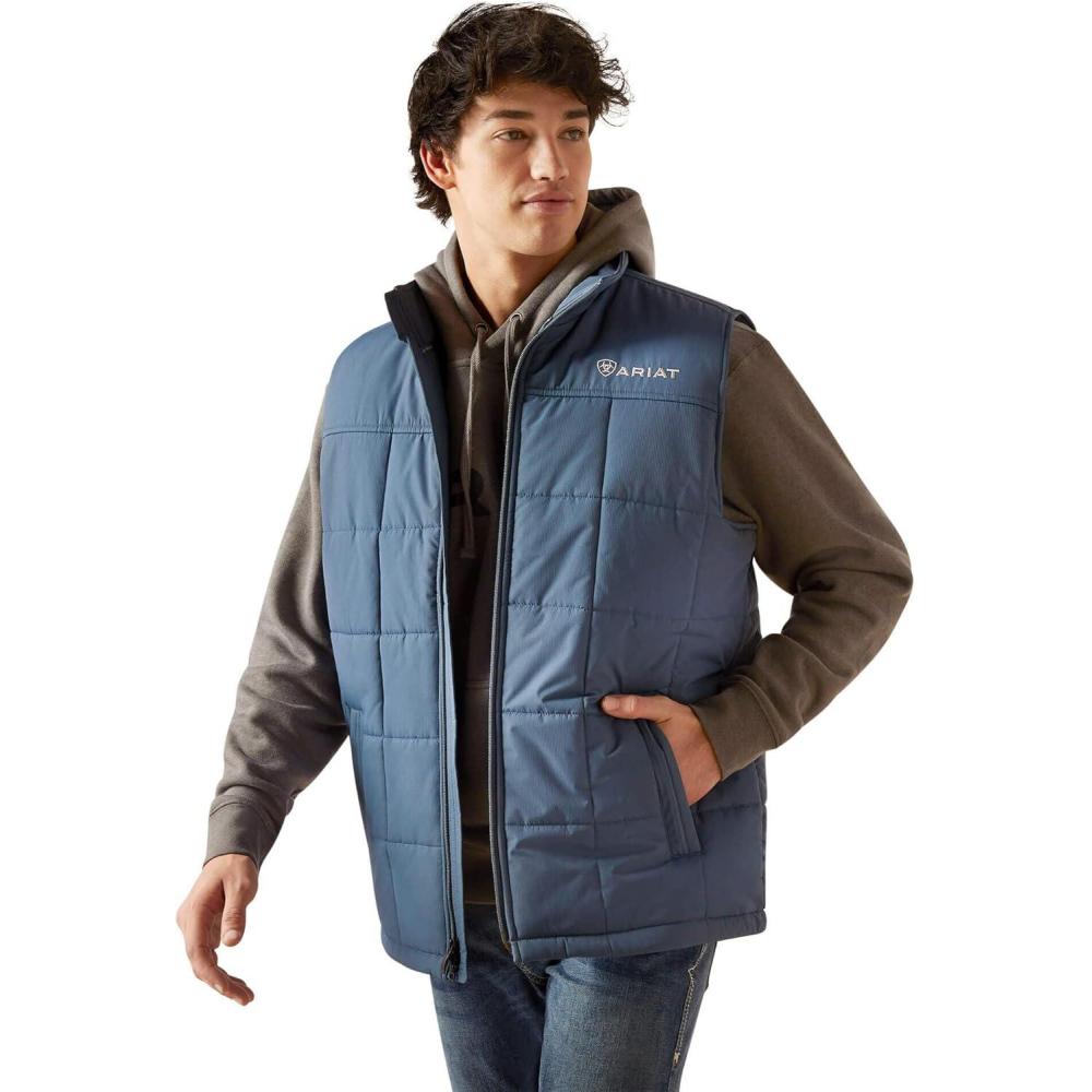 imageAriat Mens Cruis Insulated Chesnut And Navy VestSteely
