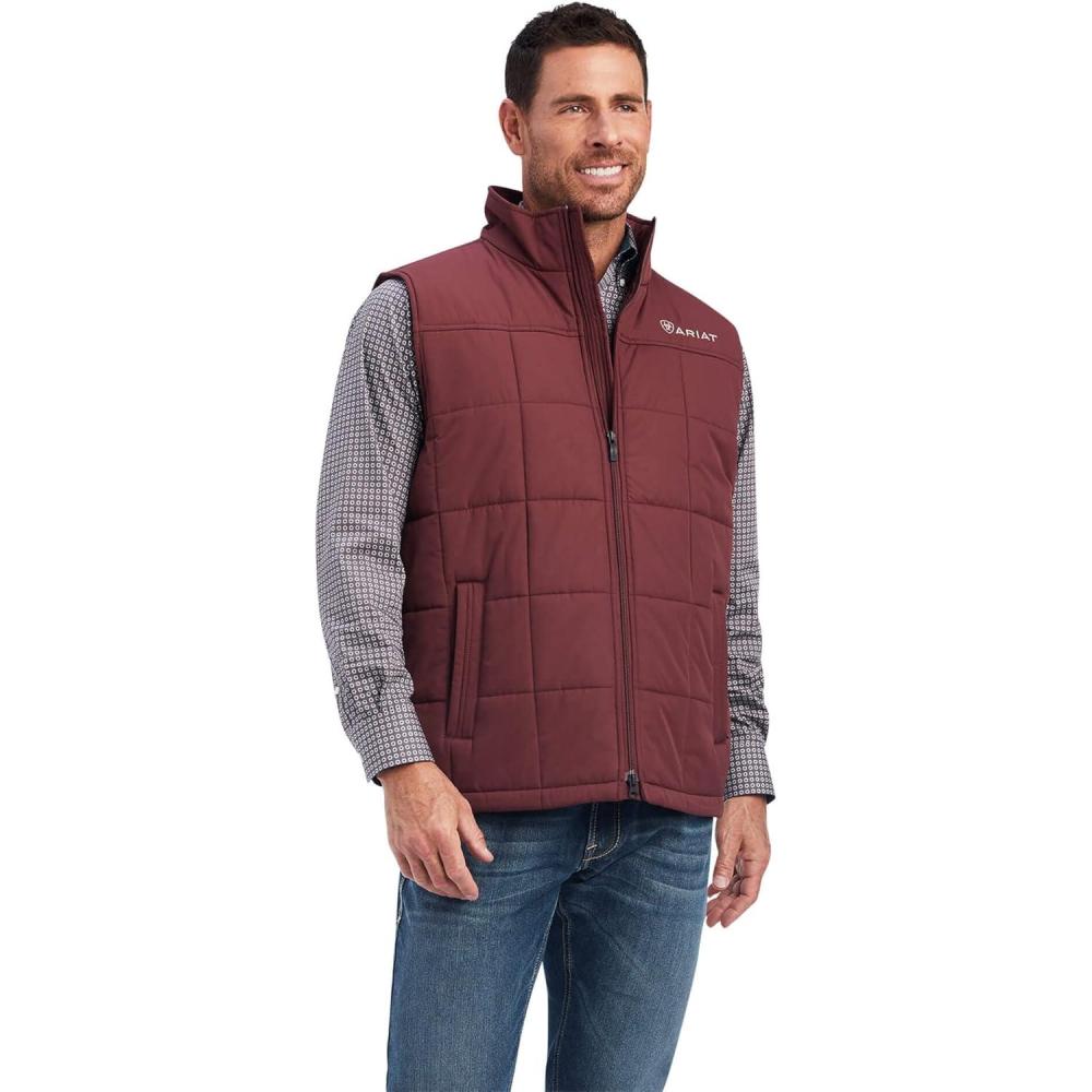 imageAriat Mens Cruis Insulated Chesnut And Navy VestWine