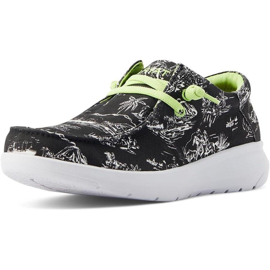 imageAriat Mens Hilo Navy Mesh Casual ShoeBlack Aloha Toile