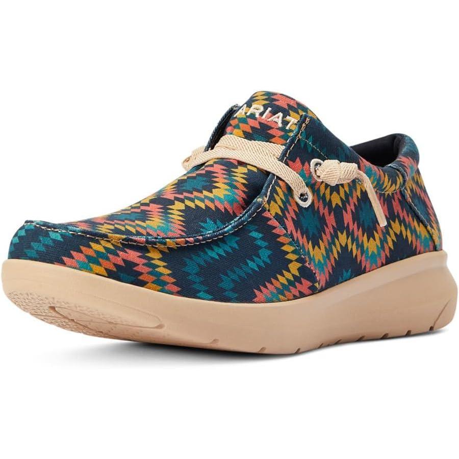 imageAriat Mens Hilo Navy Mesh Casual ShoeBlue Aztec