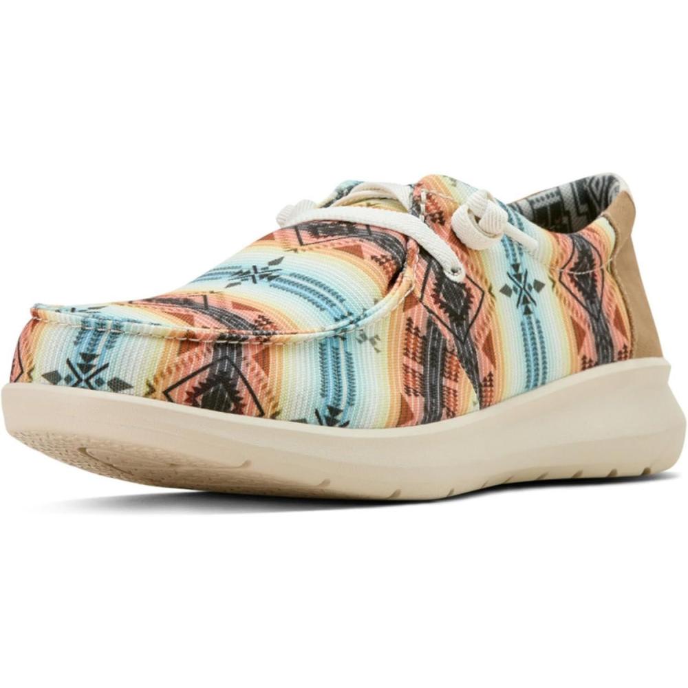 imageAriat Mens Hilo Navy Mesh Casual ShoeSunset SouthwesternDistressed Brown