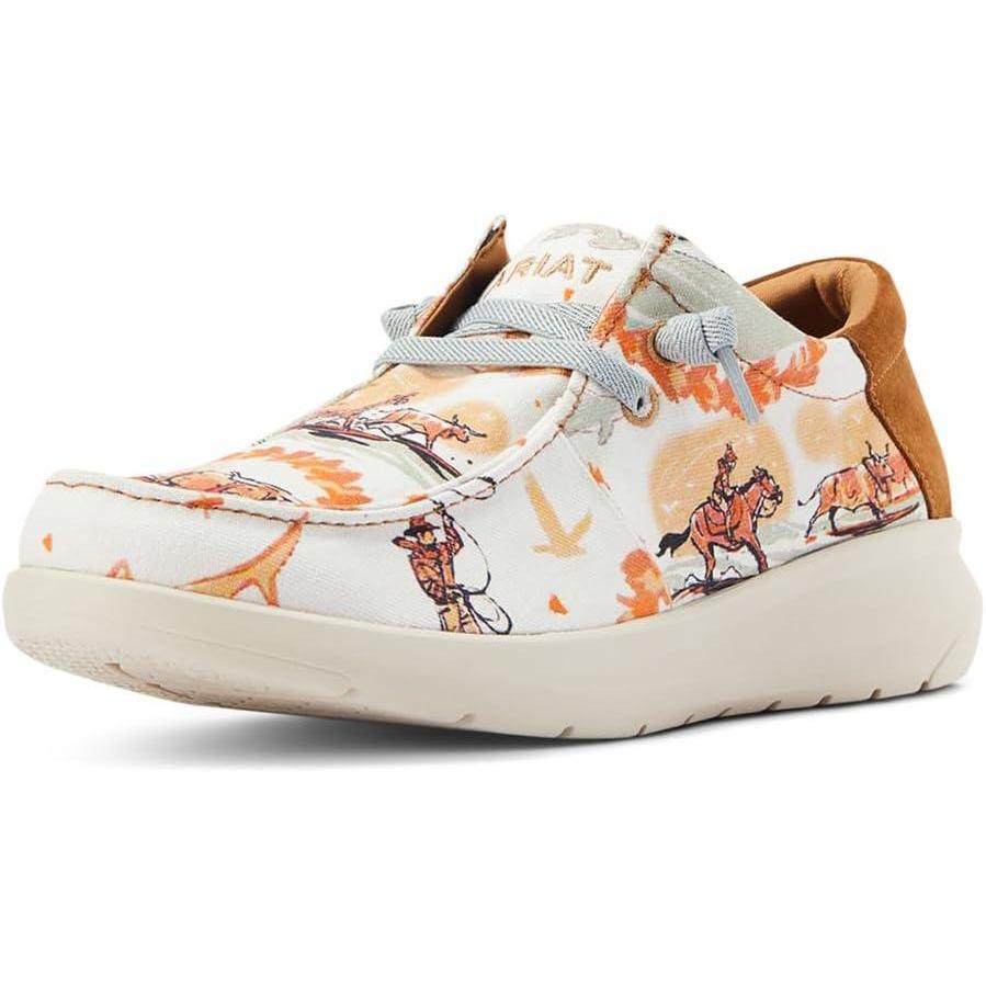 imageAriat Mens Hilo Navy Mesh Casual ShoeSurfing Longhorn Print