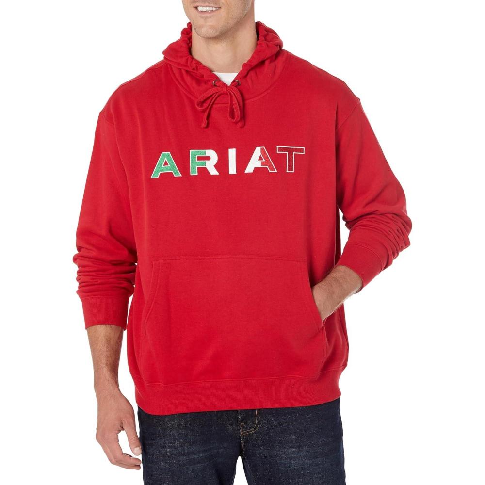 imageAriat Mens Hooded SweatshirtMexico Red