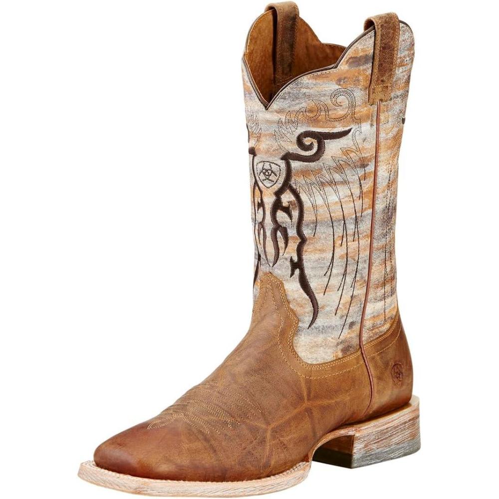imageAriat Mens Mesteno Western Cowboy BootDust Devil TanMarble