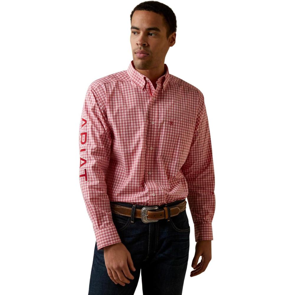 imageAriat Mens Pro Series Piers Fitted ShirtRed