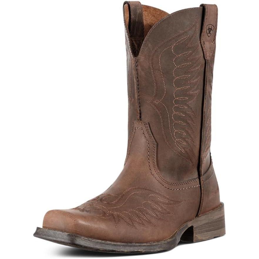 imageAriat Mens Rambler Phoenix Western BootDistressed Brown