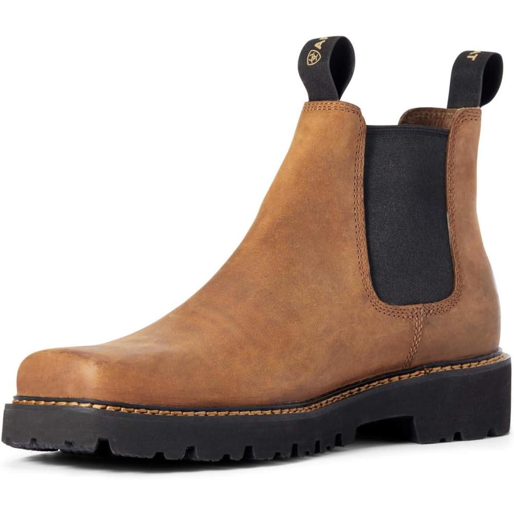 imageAriat Mens Spot Hog Western Cowboy BootFiddle Brown