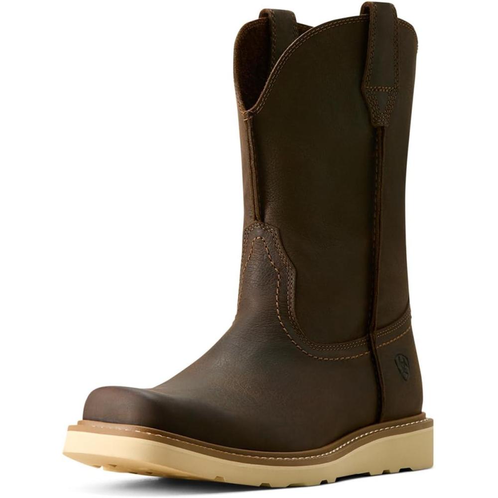 imageAriat Rambler Recon Western Boots  Mens Square Toe Work BootDark Brown