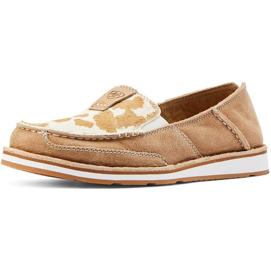imageAriat Womens Cruiser Casual ShoeAdobeTan and White Hair on