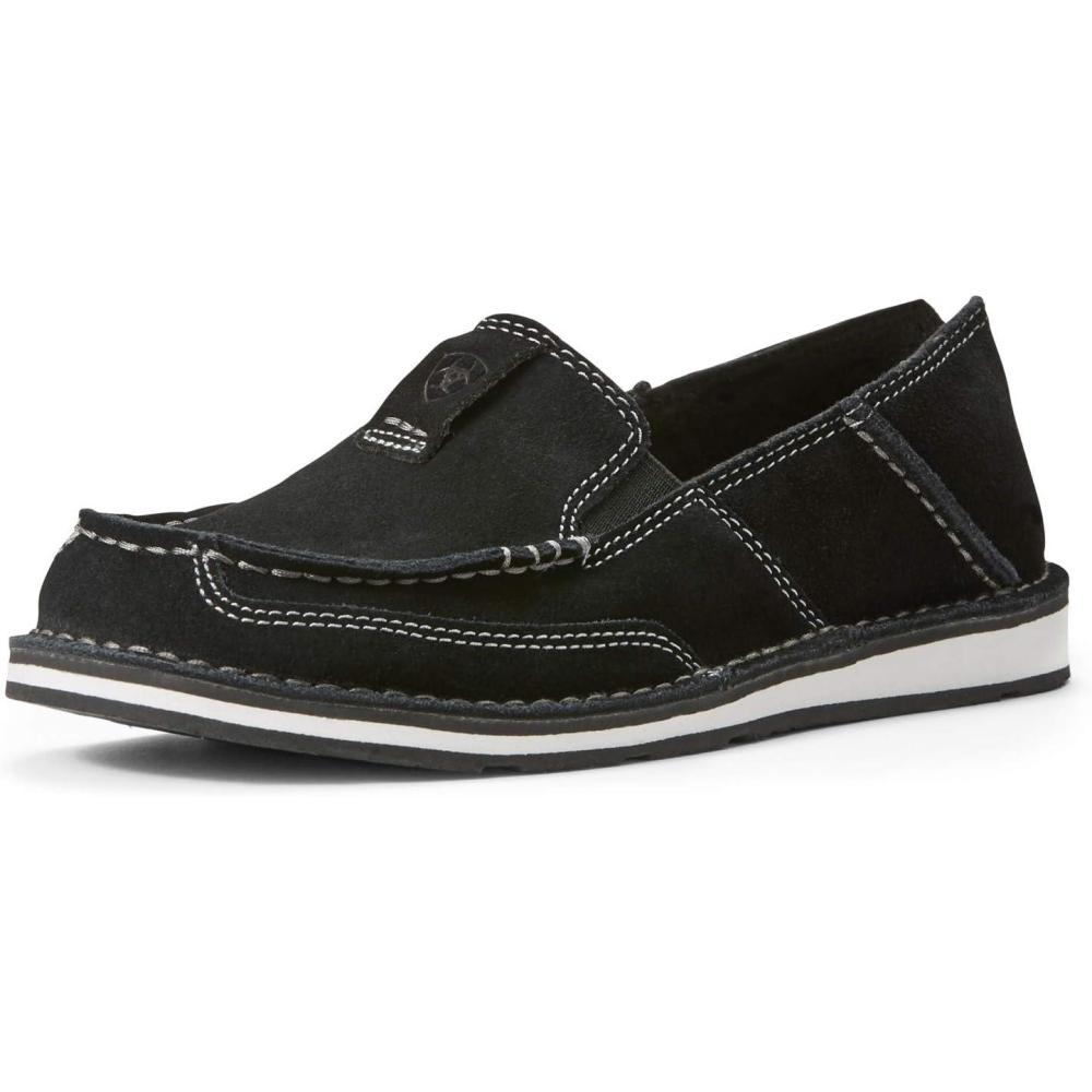 imageAriat Womens Cruiser Casual ShoeBlack Suede