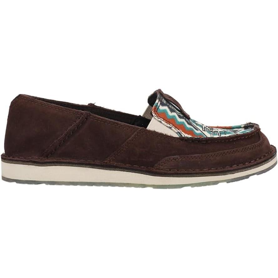 imageAriat Womens Cruiser Casual ShoeChocolate SuedeRio Arriba Turquoise
