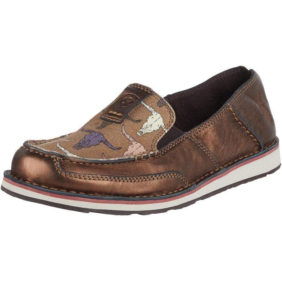 imageAriat Womens Cruiser Casual ShoeMetallic Bronze
