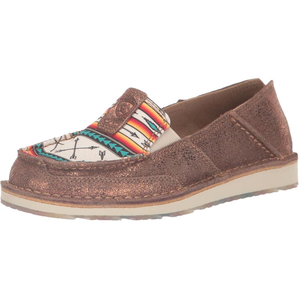 imageAriat Womens Cruiser Casual ShoeRose GoldArrow Print