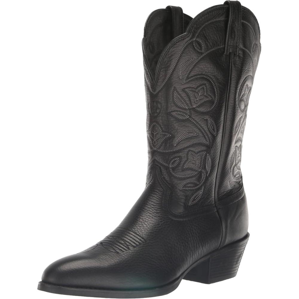 imageAriat Womens Heritage Western R Toe Western Cowboy BootBlack
