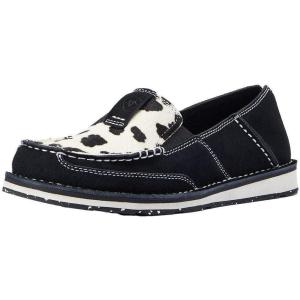 ARIAT Cruiser Mens Slip On(Black Suede/Black and White Hair on)